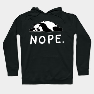 Nope Lazy Panda Hoodie